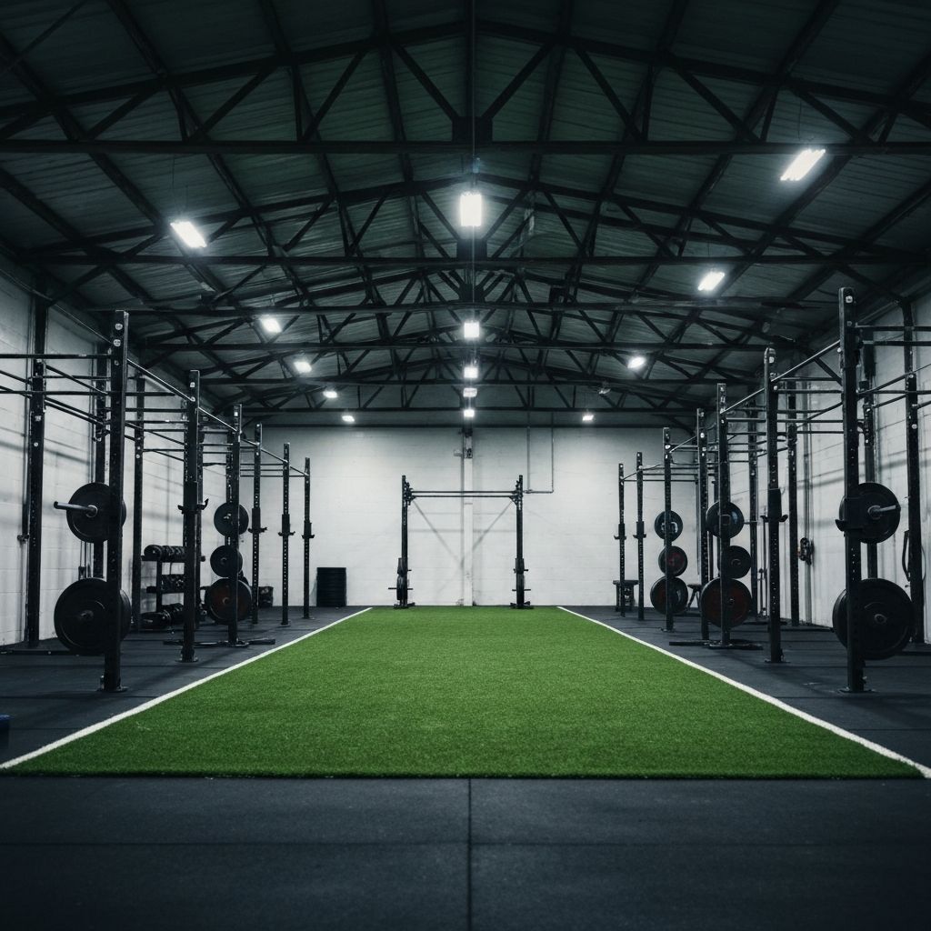 Boxes de Crossfit - Zona de alta intensidade e levantamento